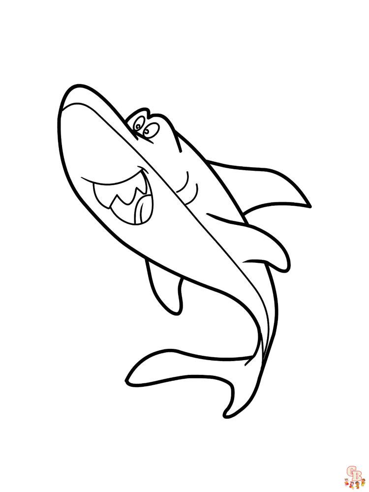 coloriage requins