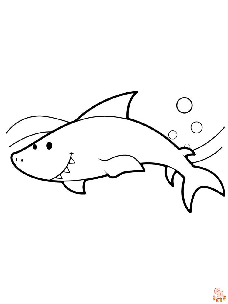 coloriage requins