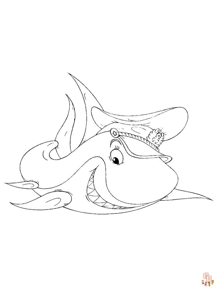 coloriage requins