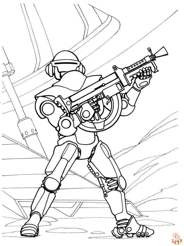 coloriage robot