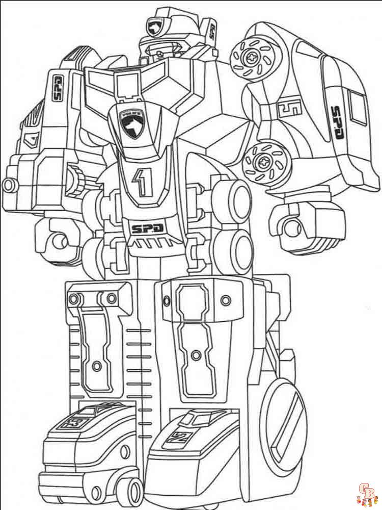 coloriage robot