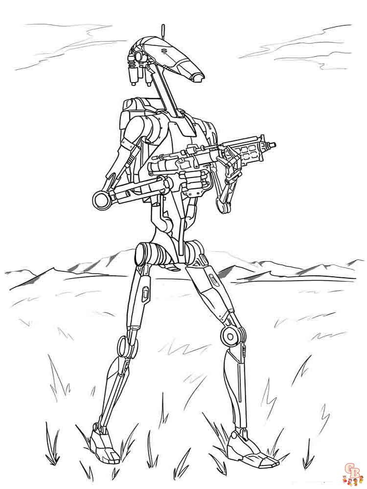 coloriage robot