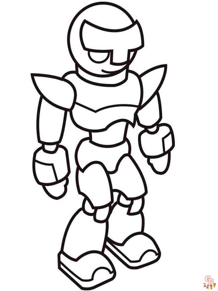 coloriage robot