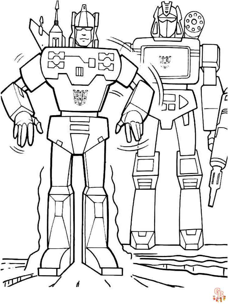 coloriage robot