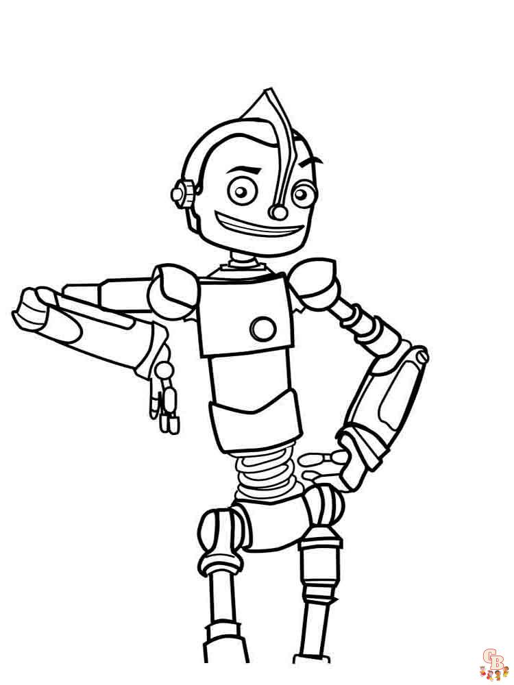 coloriage robot