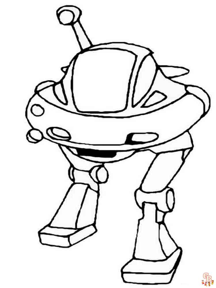 coloriage robot