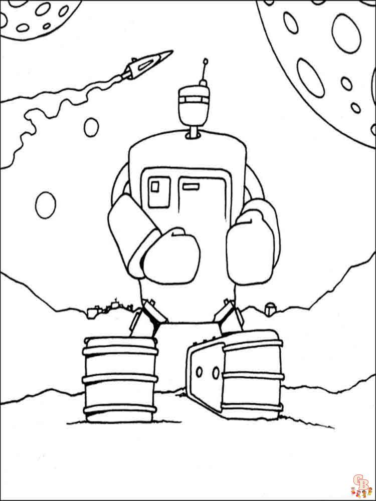 coloriage robot