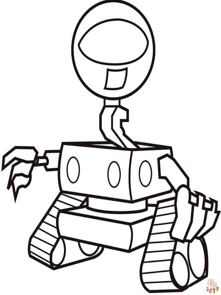 coloriage robot