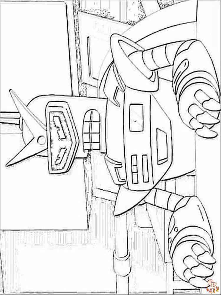 coloriage robot