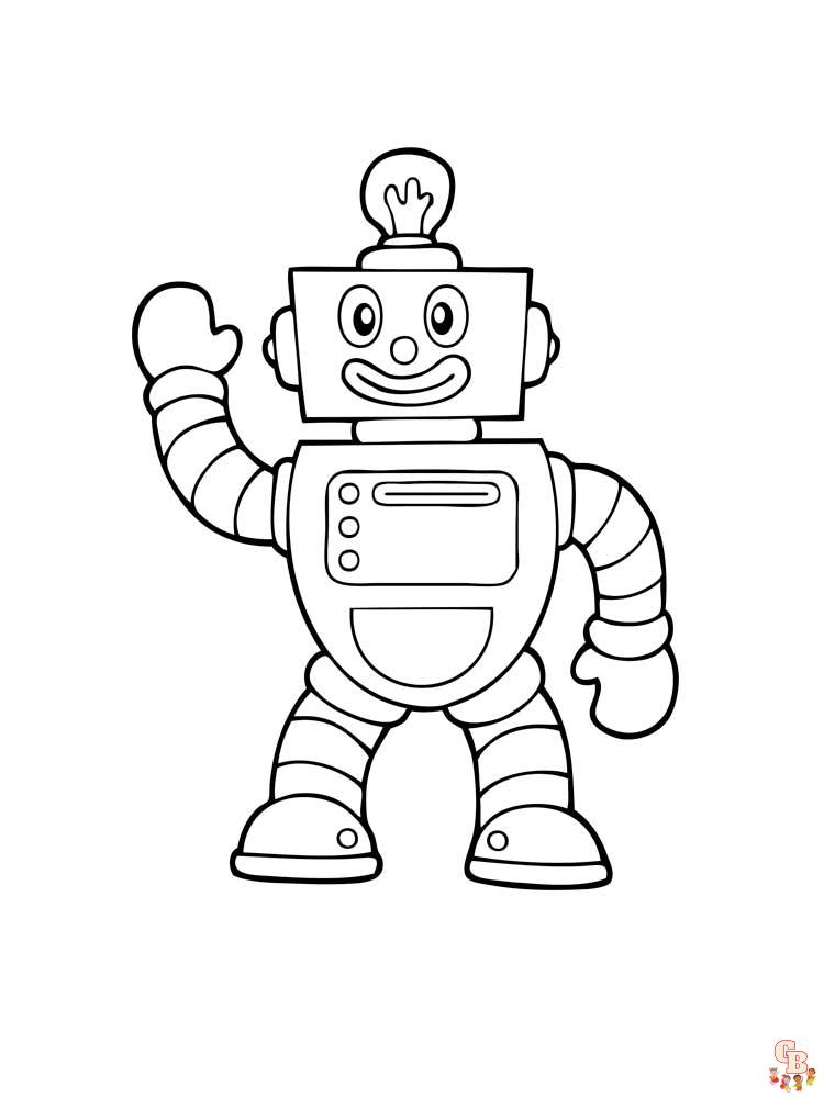 coloriage robot