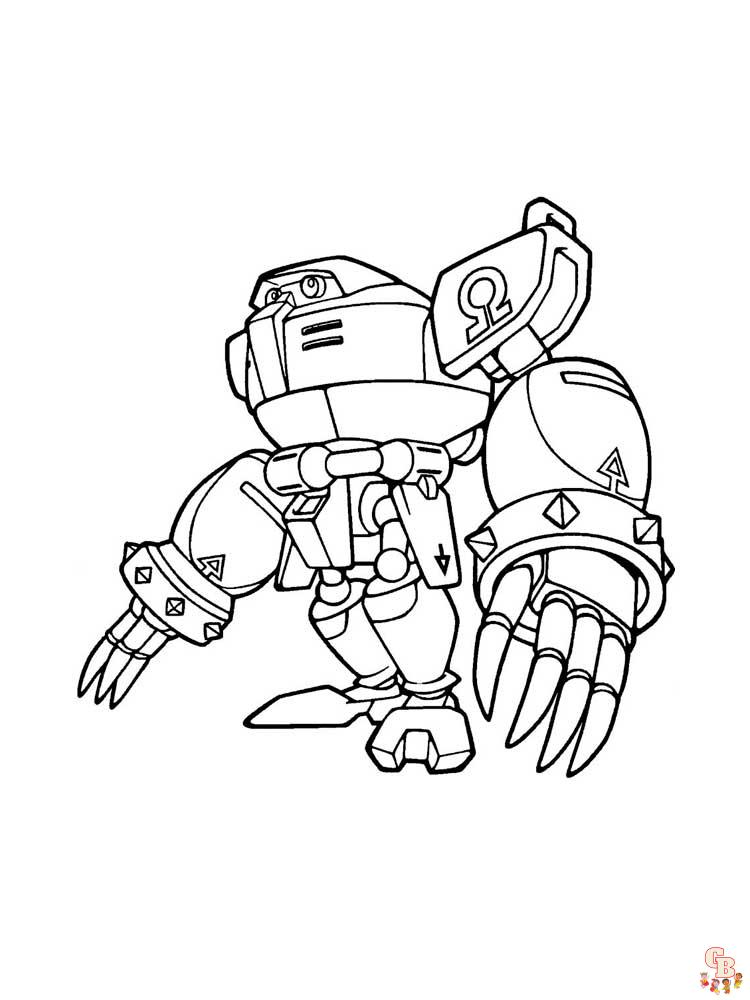 coloriage robot