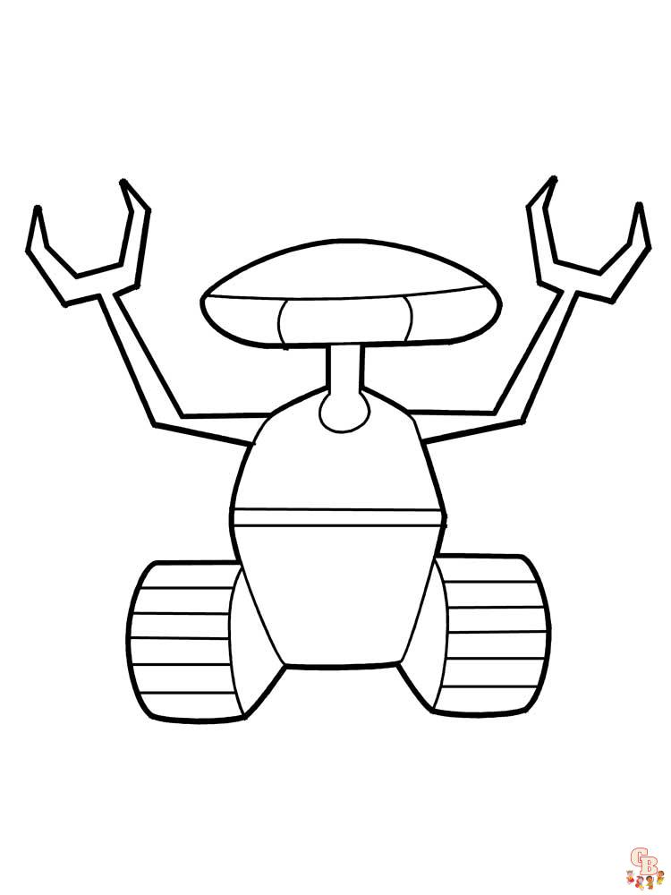 coloriage robot