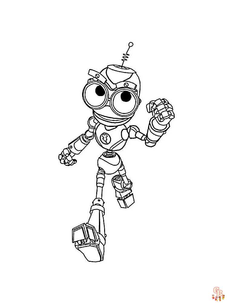 coloriage robot