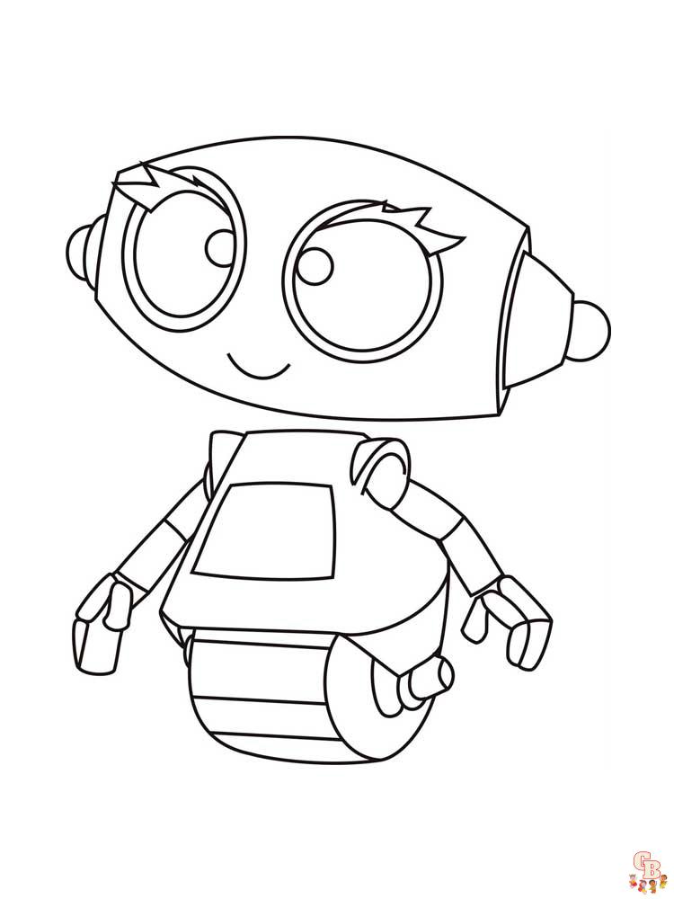 coloriage robot