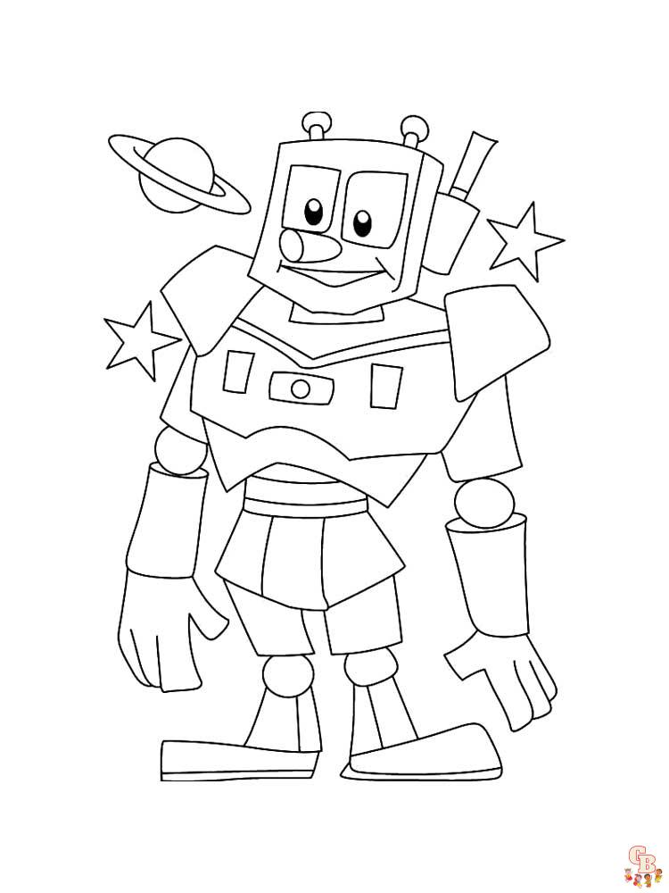 coloriage robot