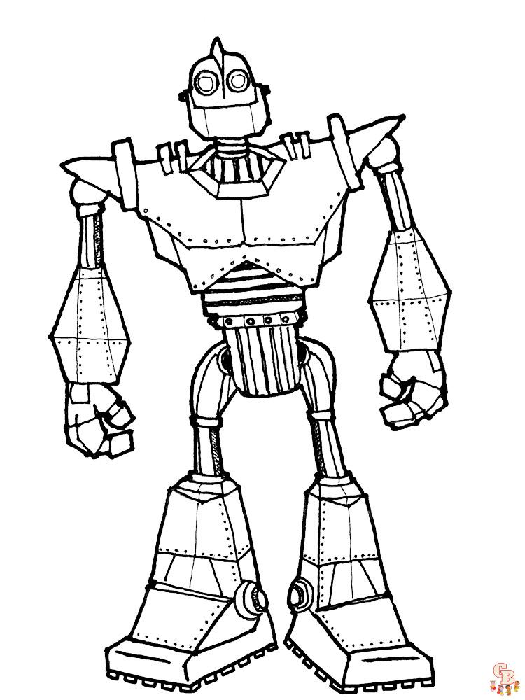 coloriage robot