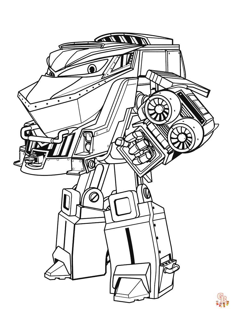 coloriage robot