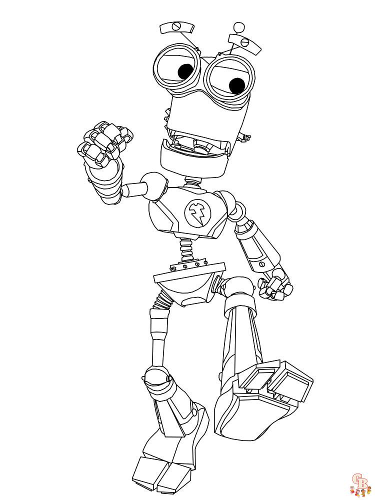 coloriage robot