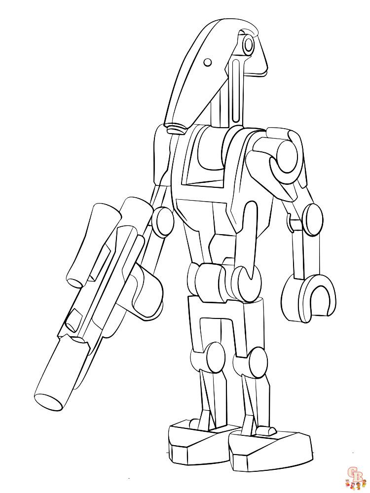 coloriage robot