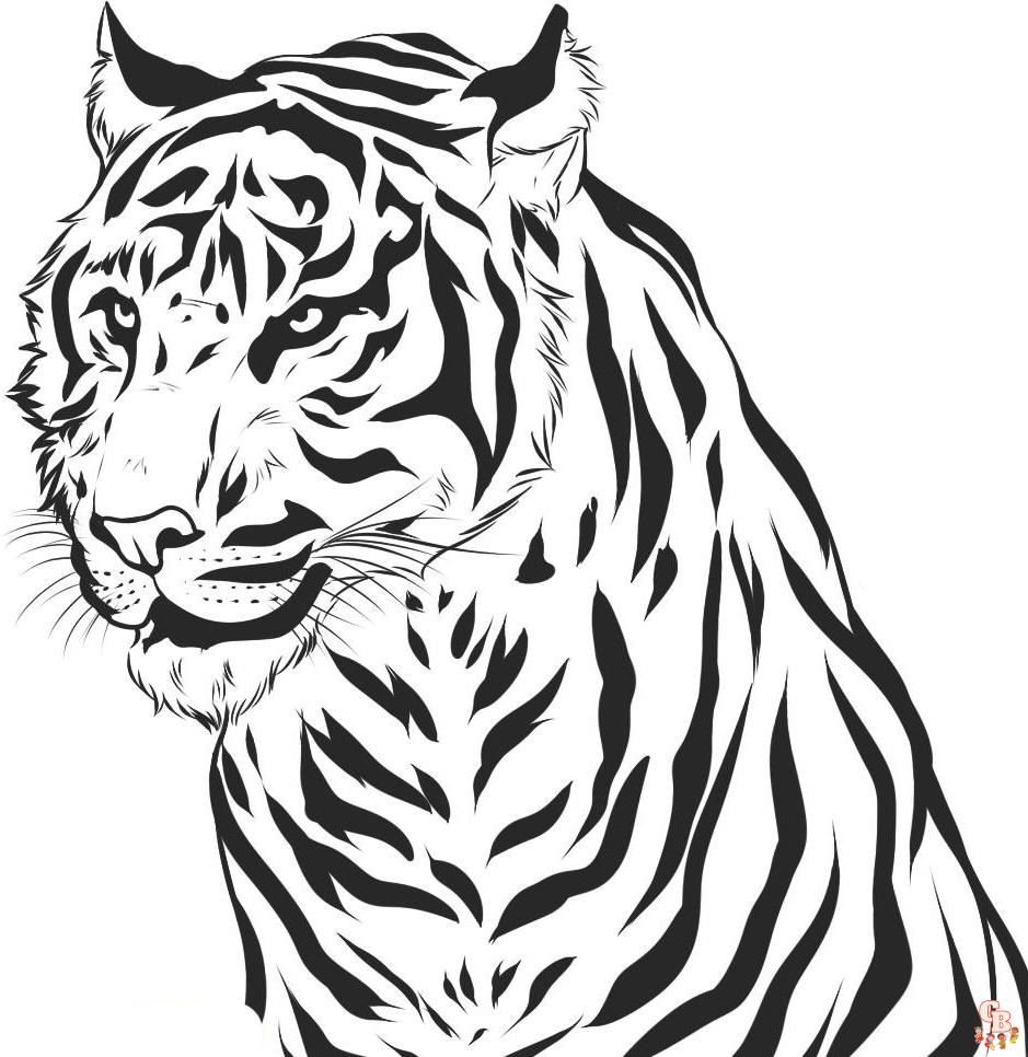 coloriage tigres