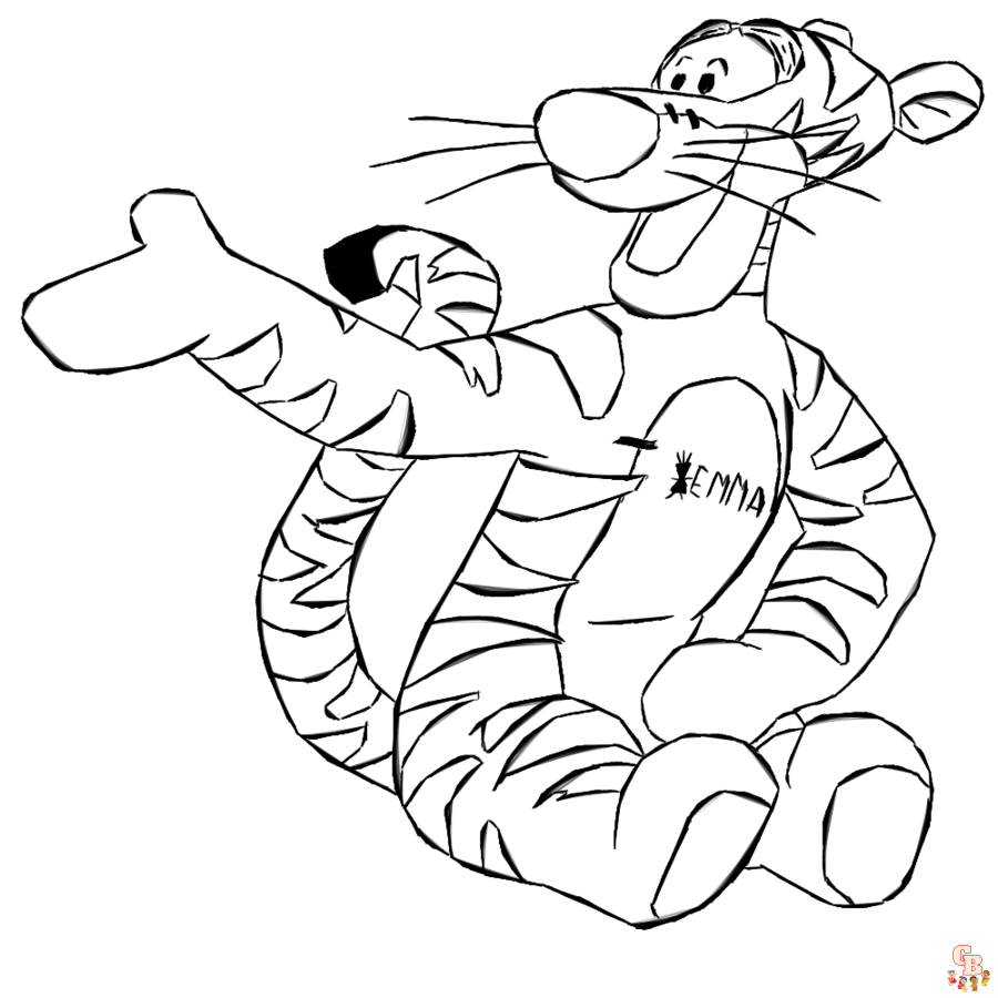 coloriage tigres