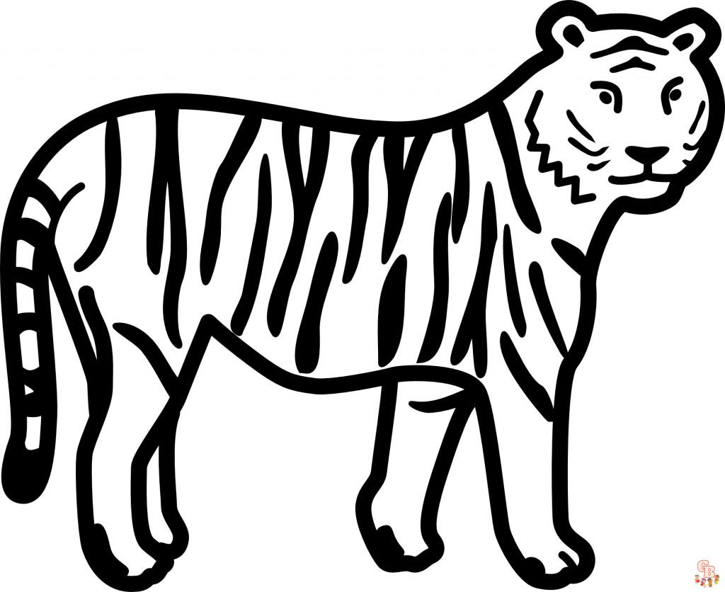 coloriage tigres