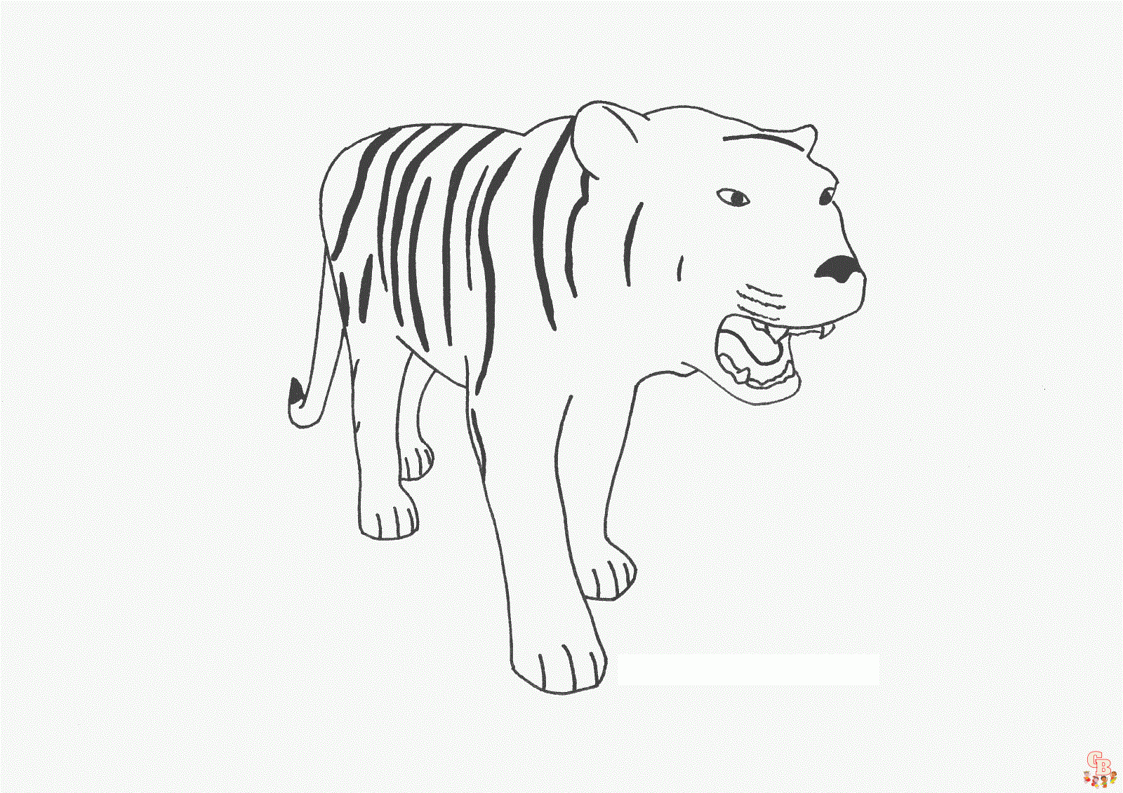 coloriage tigres