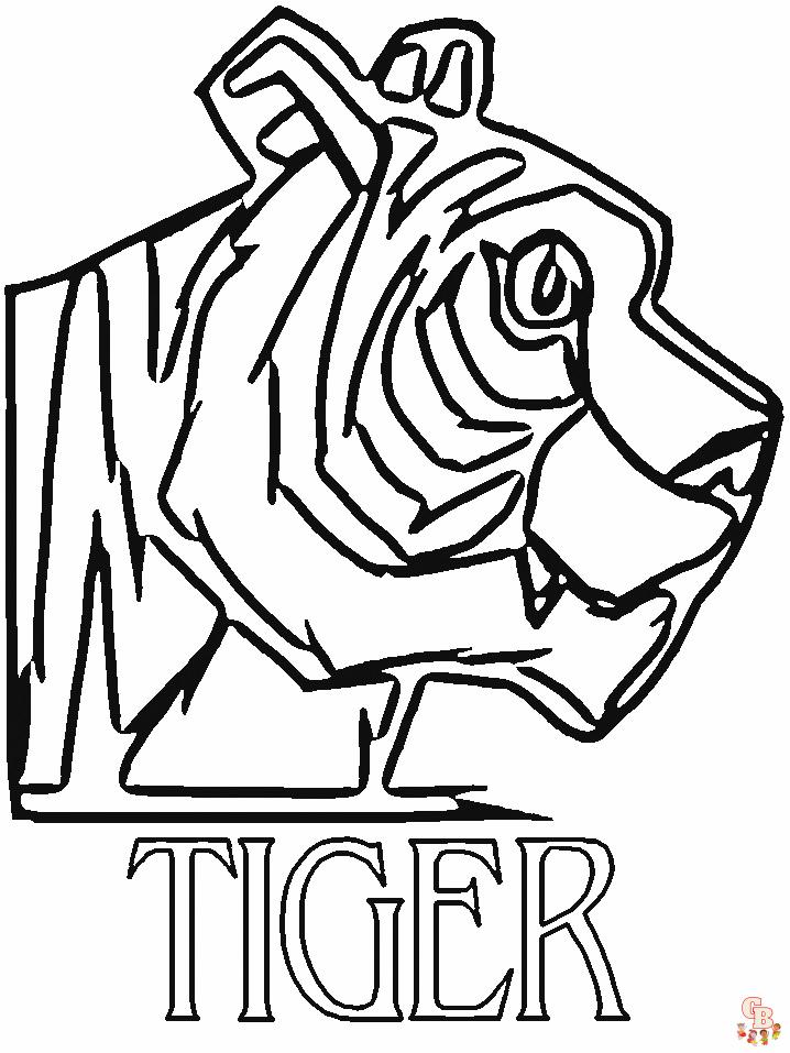 coloriage tigres