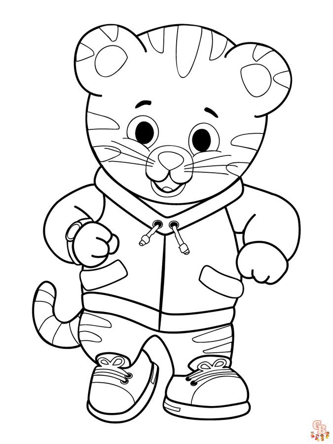 coloriage tigres