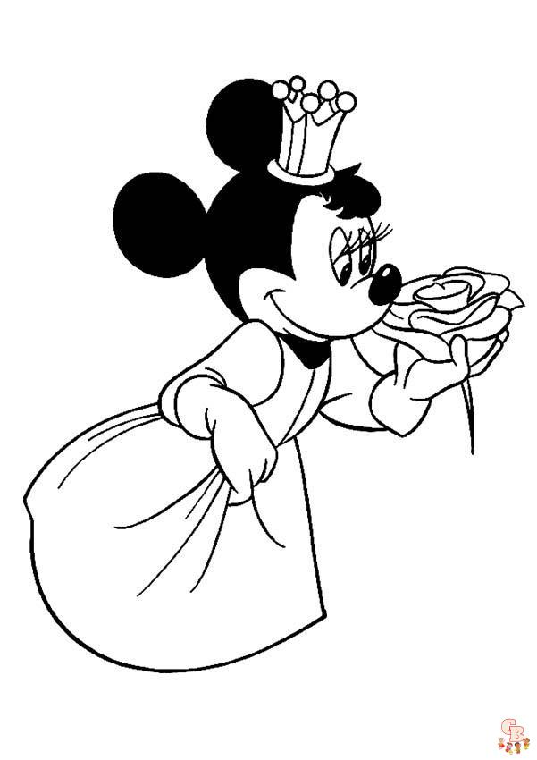 oloriage Minnie Mouse