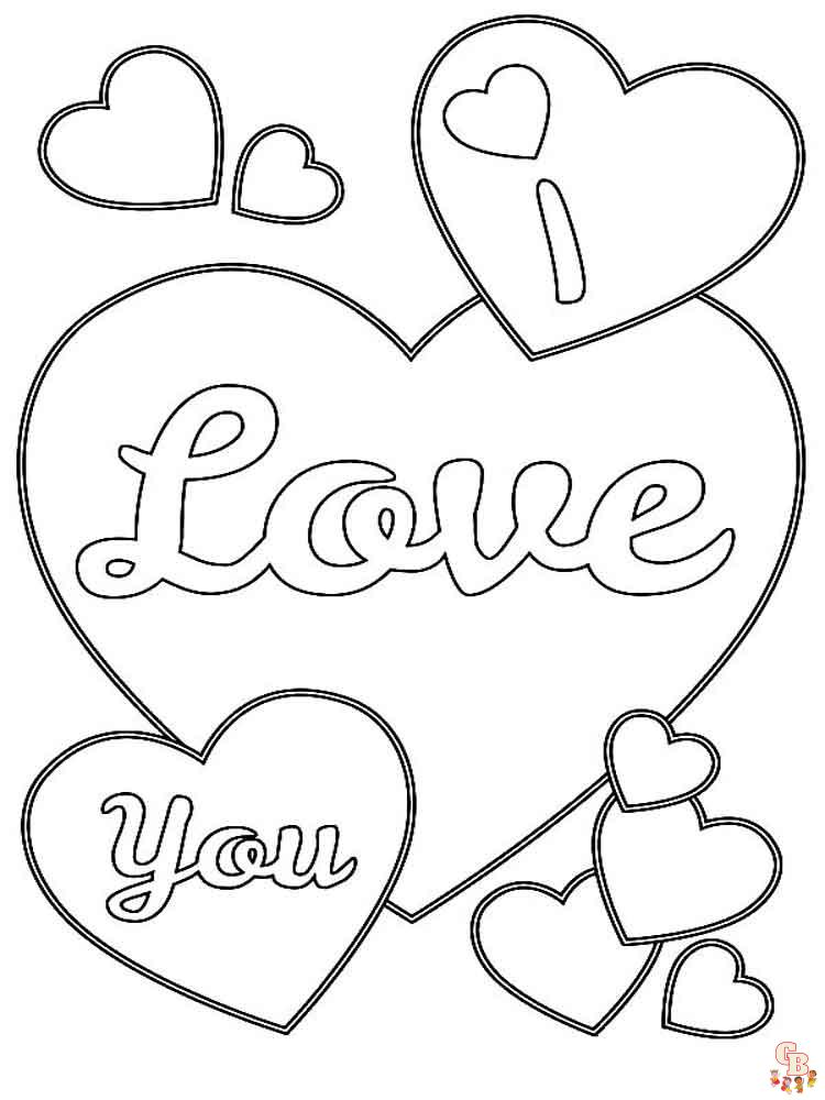 coloriage Saint Valentin