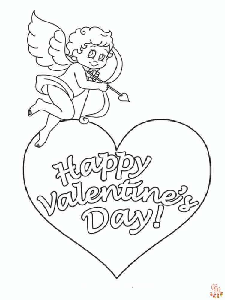 coloriage Saint Valentin