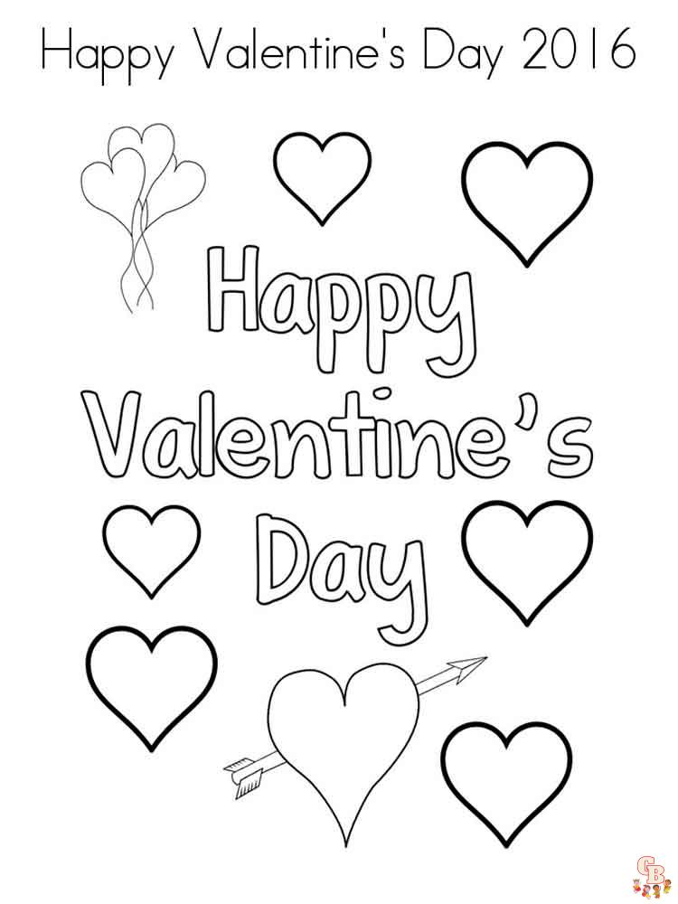 coloriage Saint Valentin