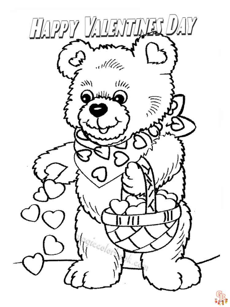 coloriage Saint Valentin