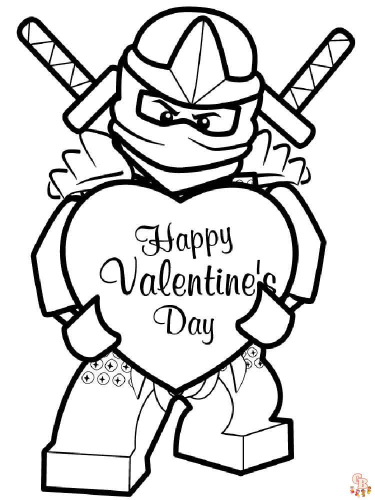 coloriage Saint Valentin