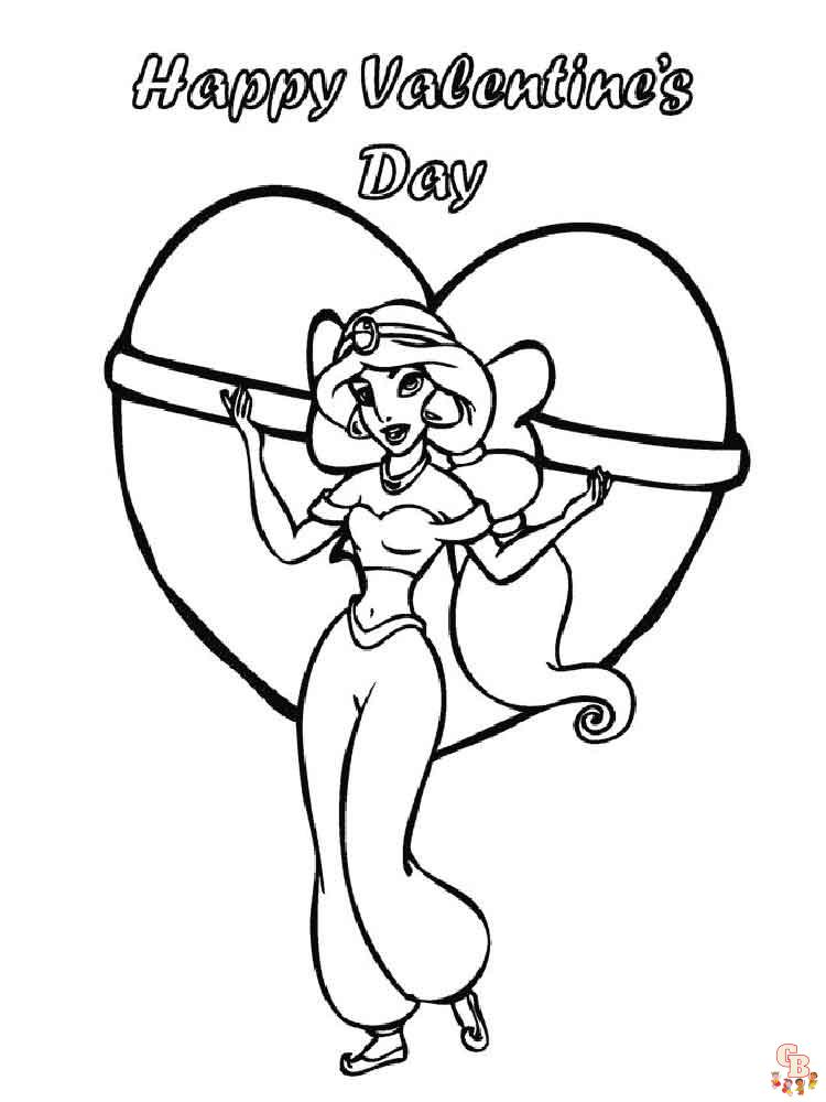 coloriage Saint Valentin