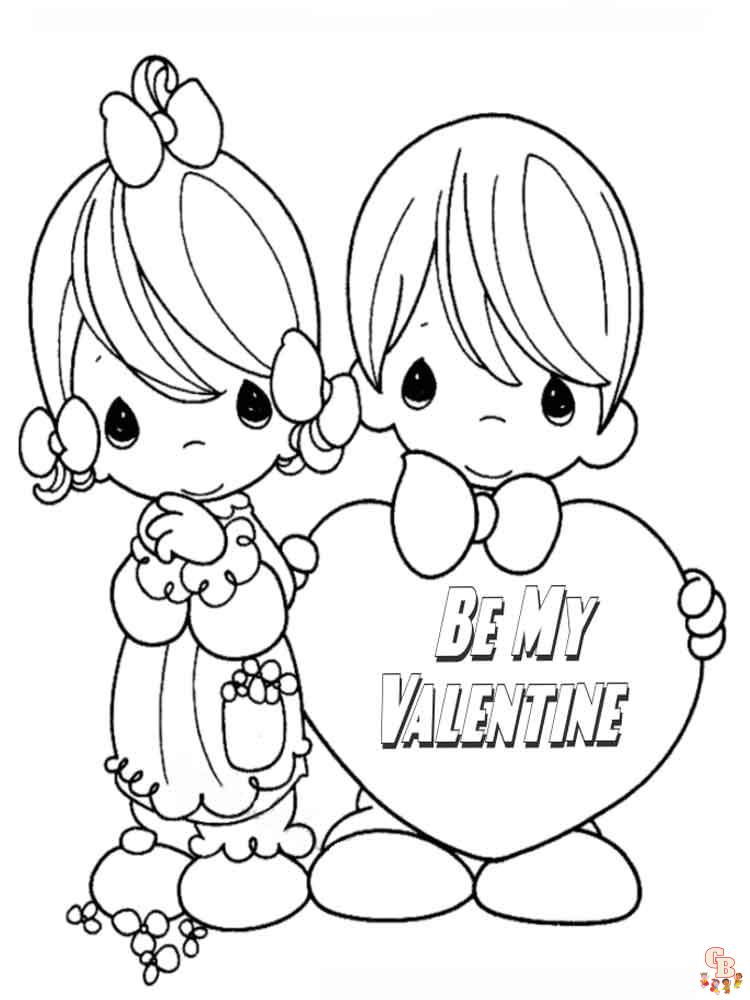 coloriage Saint Valentin