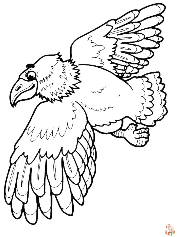 Coloriage Aigle