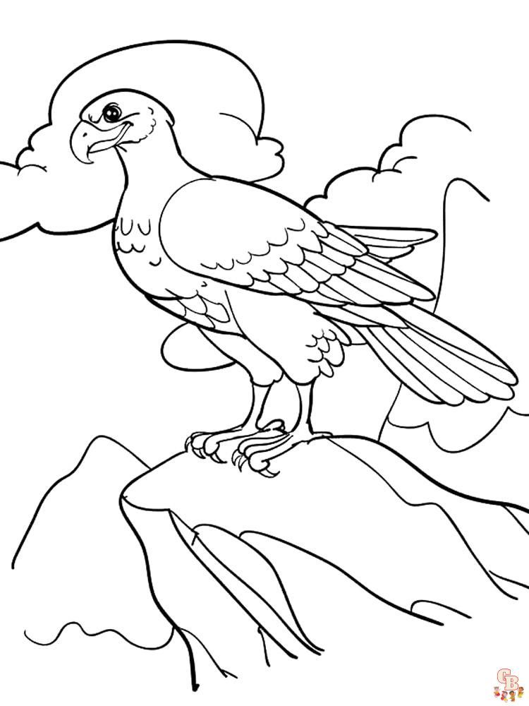 Coloriage Aigle