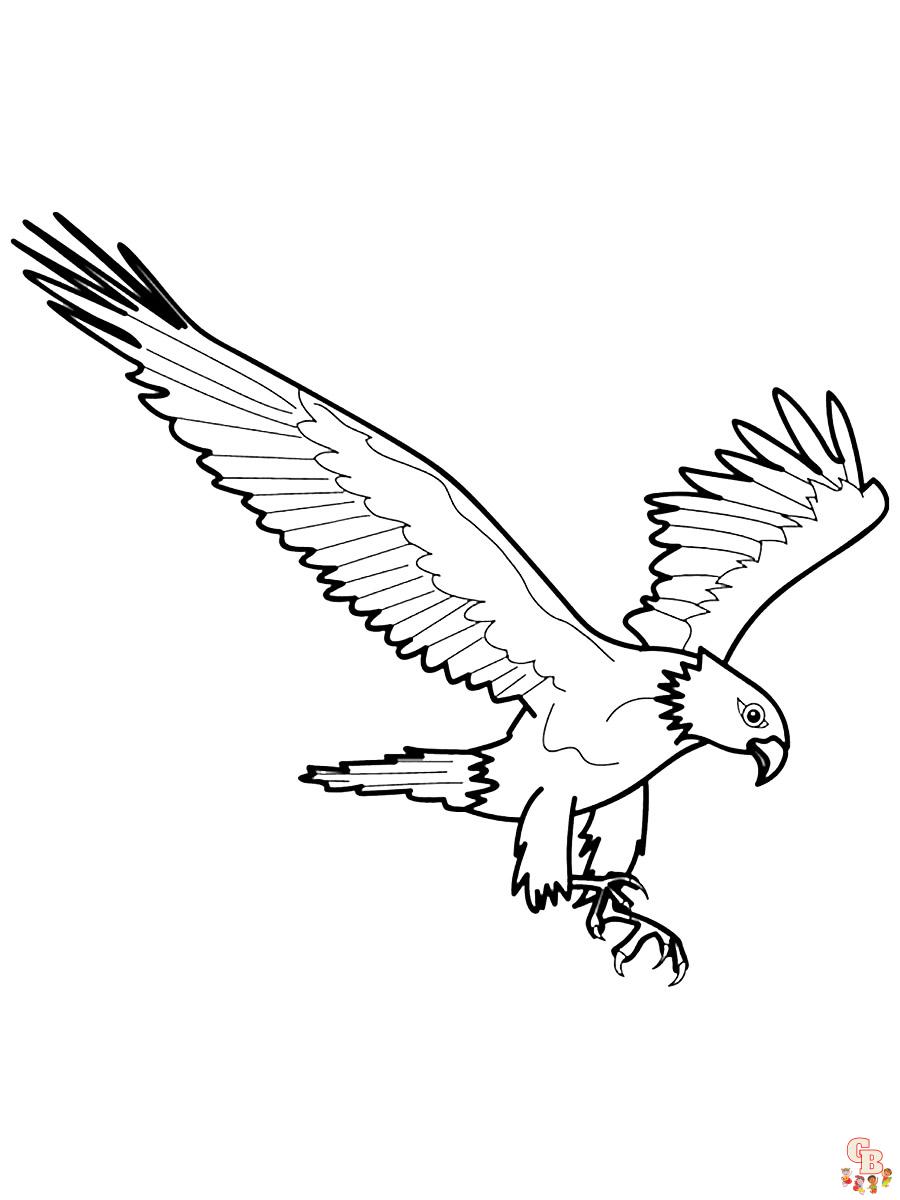 Coloriage Aigle