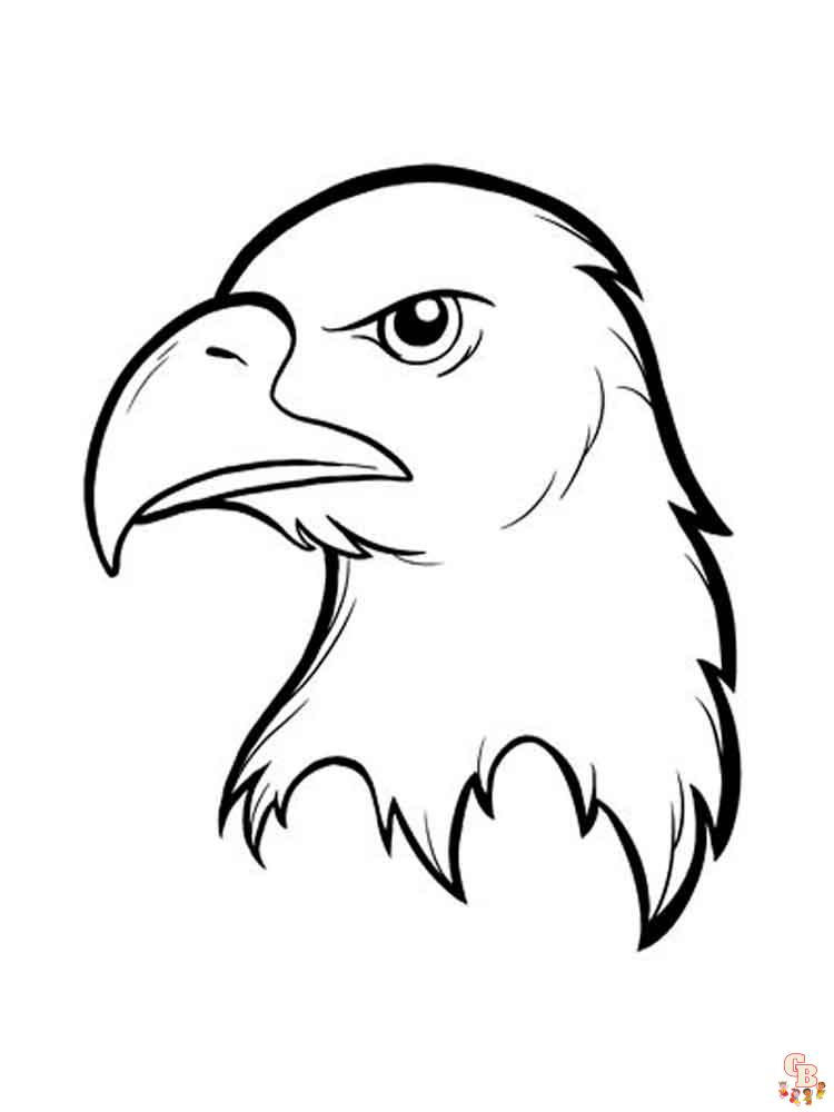 Coloriage Aigle