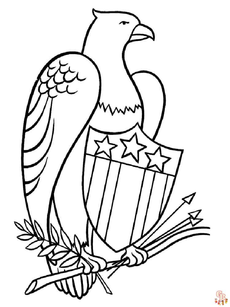 Coloriage Aigle