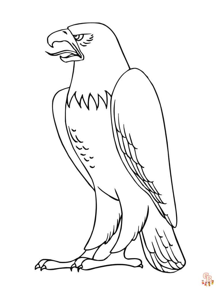 Coloriage Aigle