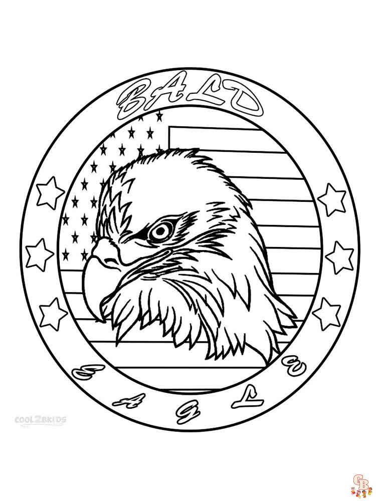 Coloriage Aigle