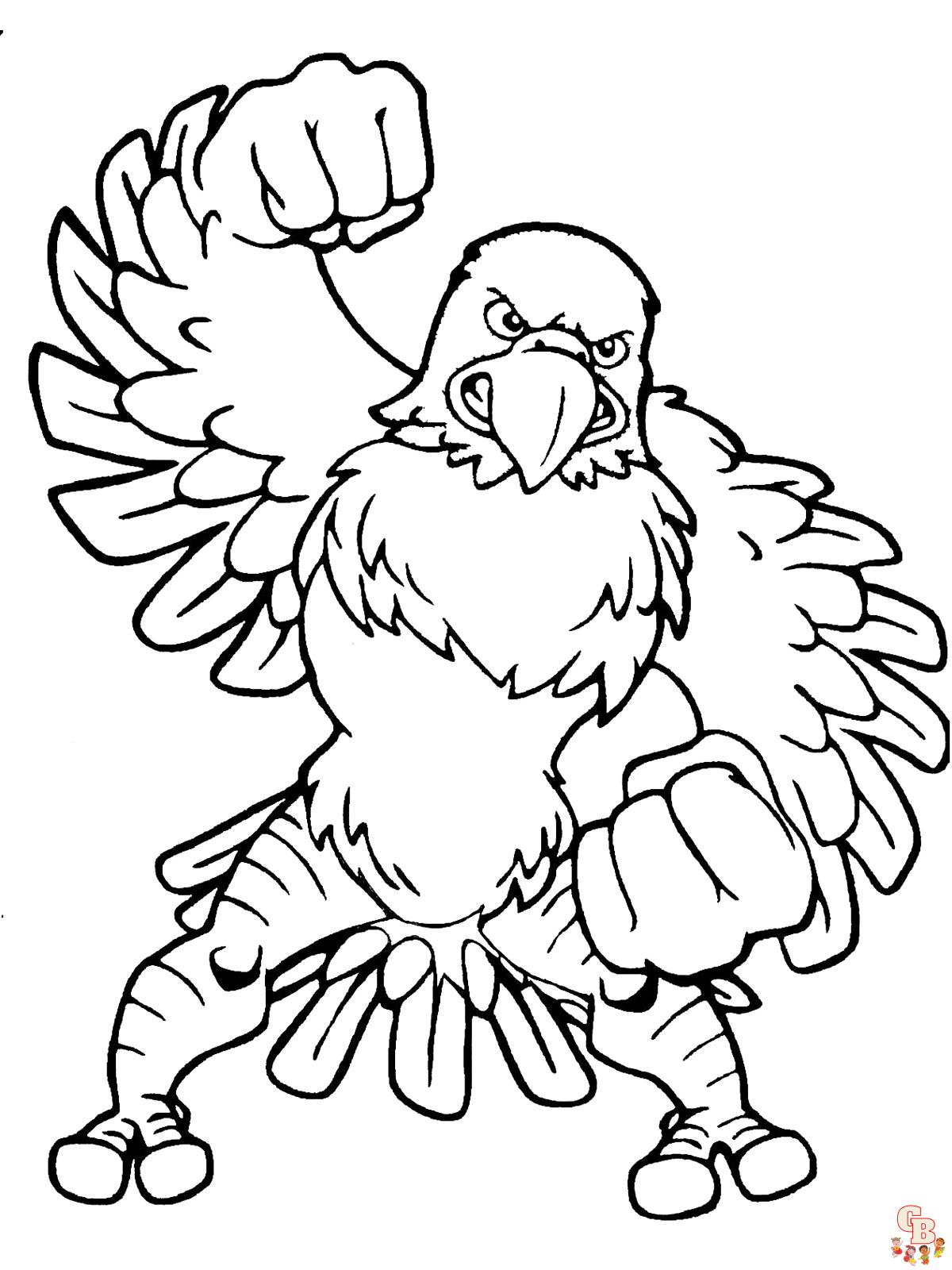 Coloriage Aigle