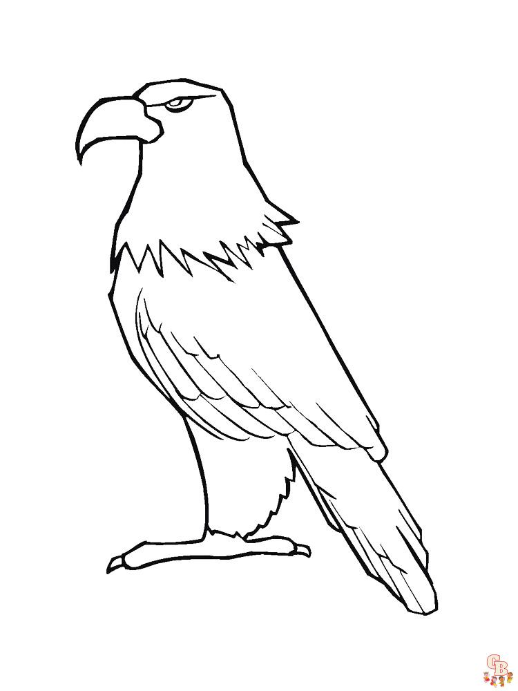 Coloriage Aigle