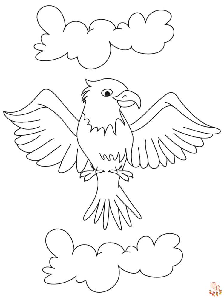 Coloriage Aigle