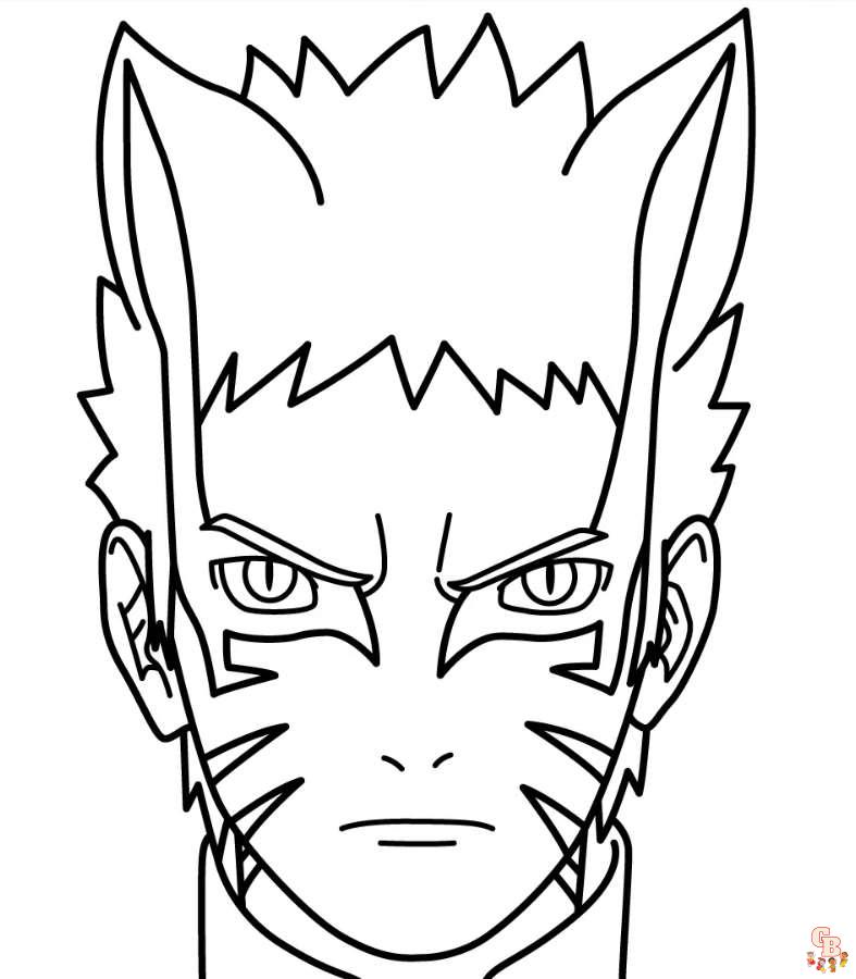 Coloriage Boruto