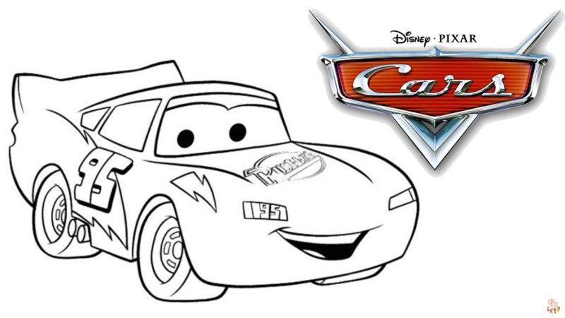 Coloriage Flash McQueen