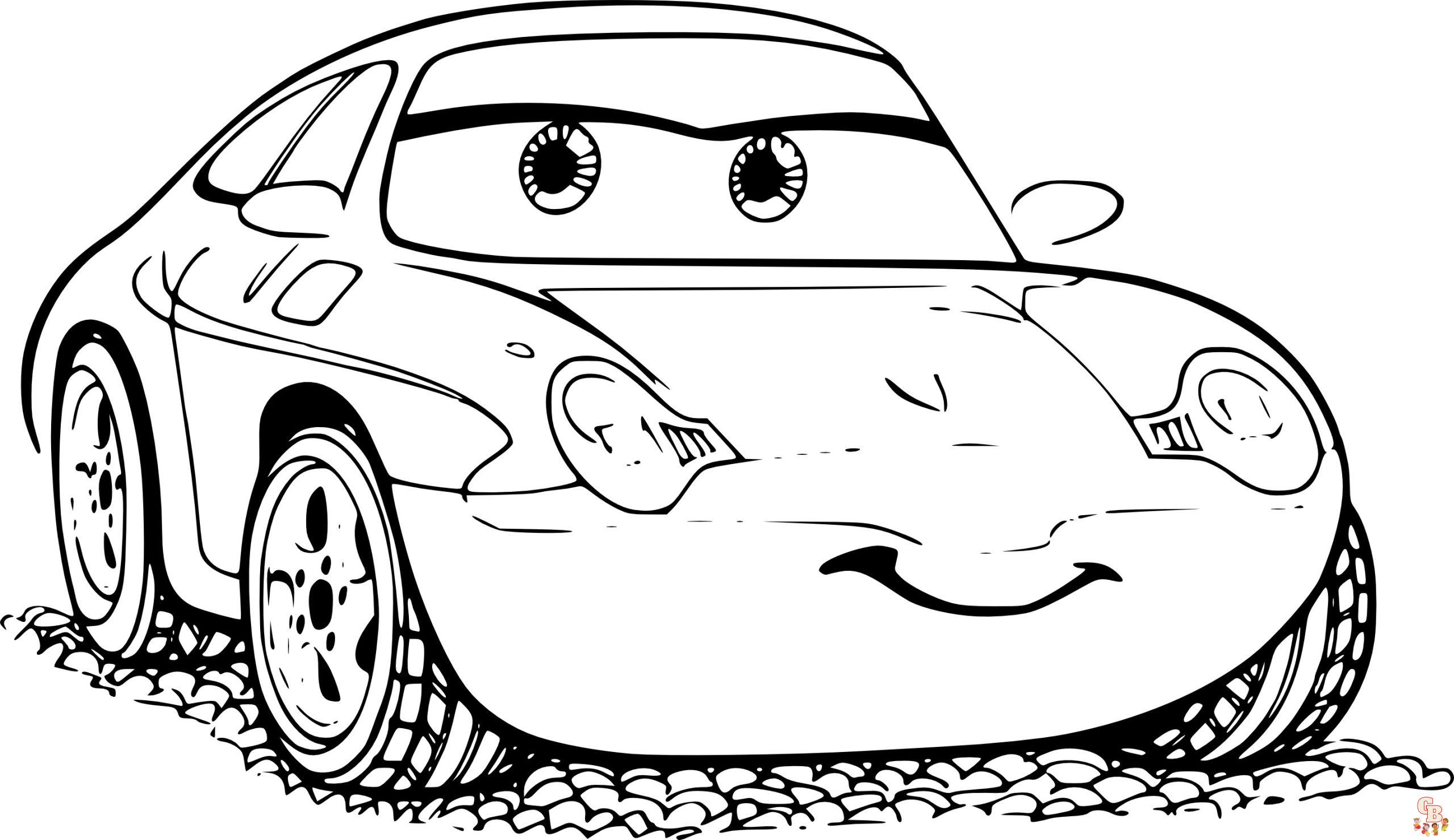 Coloriage Flash McQueen